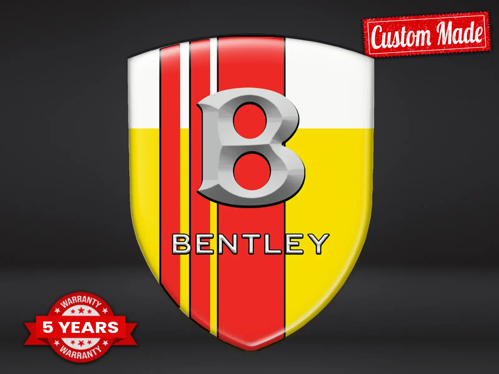 Bentley Etiquetas Negocio Edición Estrella Estilo Derrape